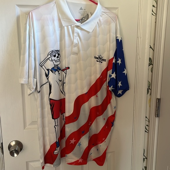 HALLOWEEN GOLF SHIRT MENS - Picture 2 of 6